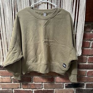 DKNY Sport Olive Green Crewneck Sweatshirt